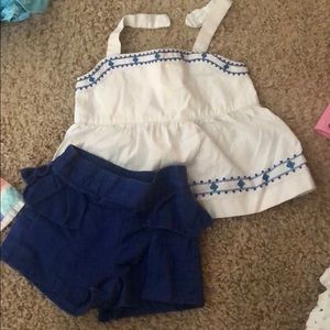 2 piece Janie and Jack set.  18-24